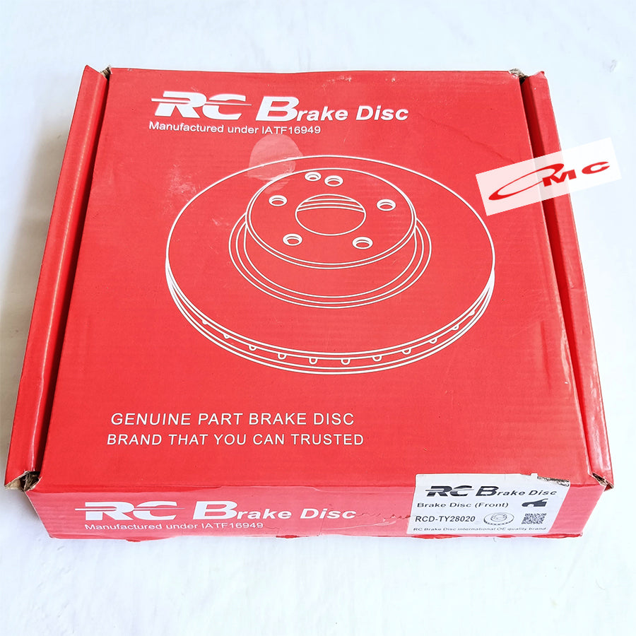 Disc Disk Brake Piringan Cakram Rem Depan Mobil Toyota Kijang Efi Super Kapsul RCD-TY28020