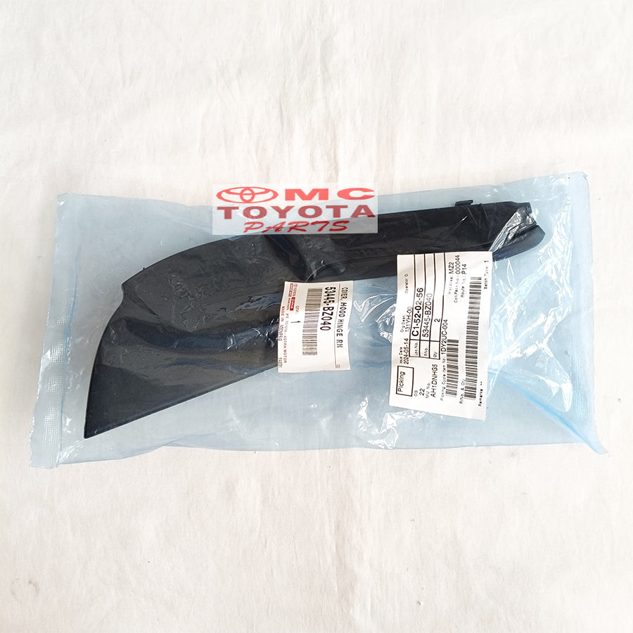 Cover Hood Hinge Karet Samping Tutup Cowl Ujung Panggangan Sate Kanan Kiri Kap Mesin Rush Terios All New 53445-BZ040 53446-BZ040