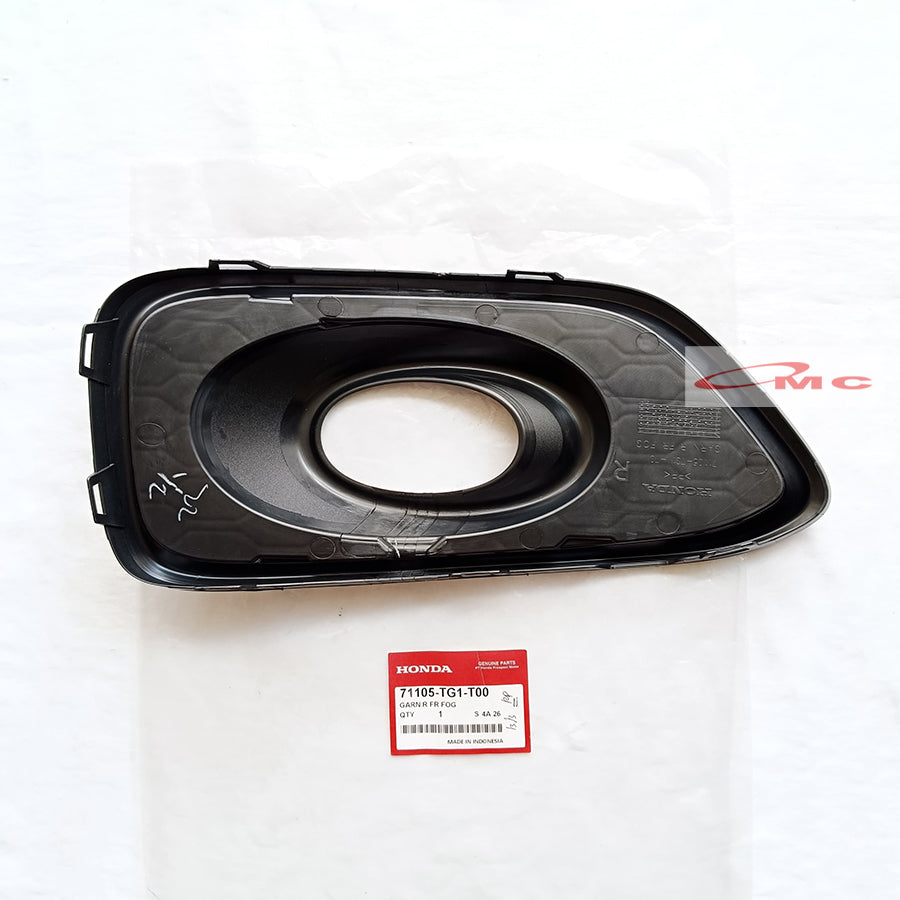 Cover Tutup Fog Lamp Lampu Cover Foglamp Depan Kanan Kiri Honda Brio 2016 2017 2018 2019 2020 Original 71105-TG1-T00 71109-TG1-T00