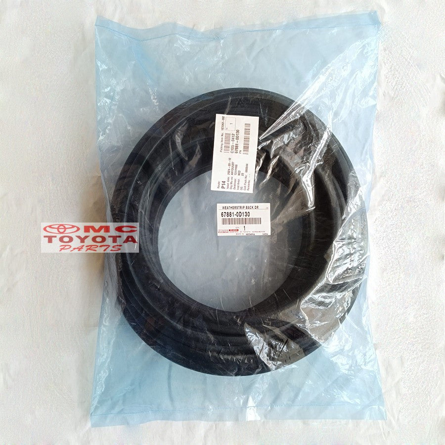 Karet Body Pintu Bagasi Belakang Sienta 67881-0D130