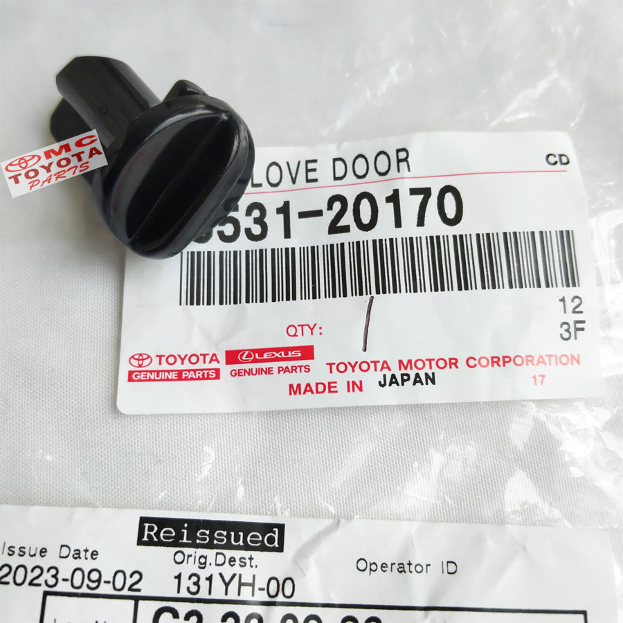 Kancing Laci Bawah Pin Glove Door Harrier ACU30 Lexus 55531-20170