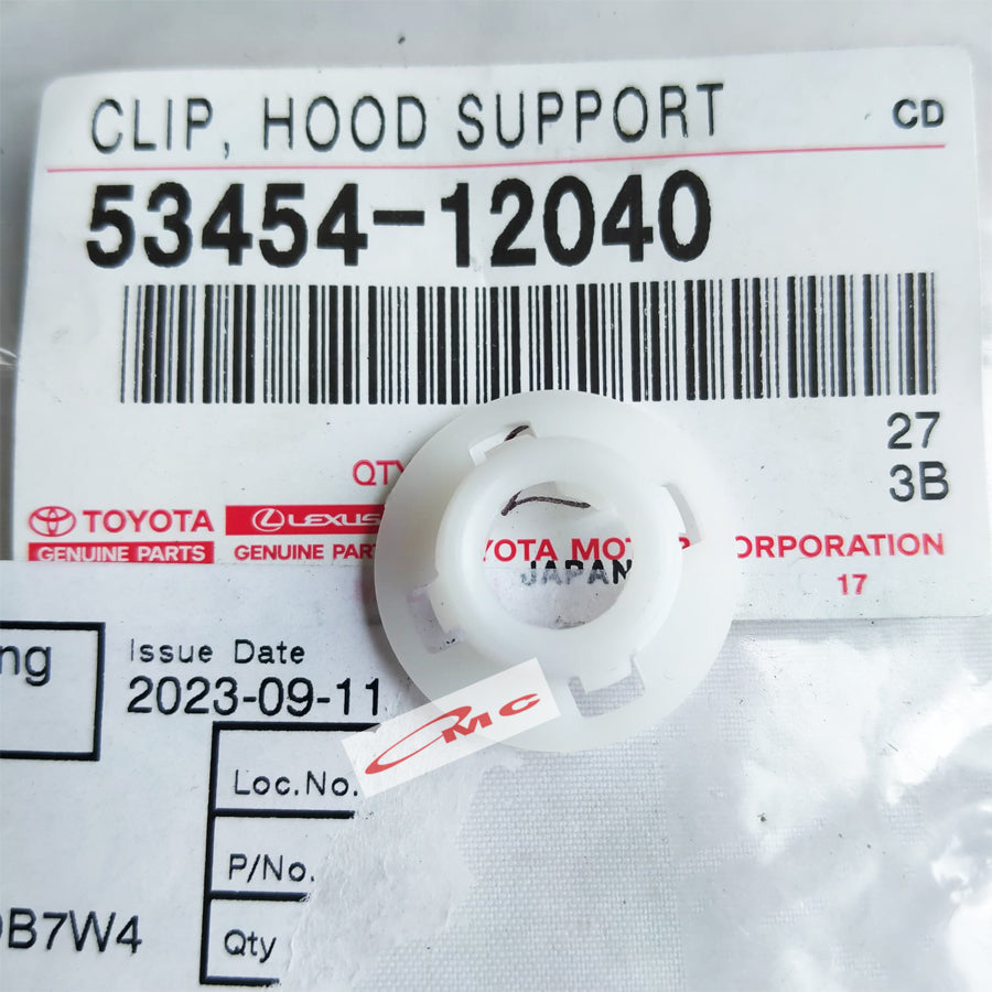 Grommet Kancing Dudukan Tiang kap Mesin Corolla Altis New 53454-12040