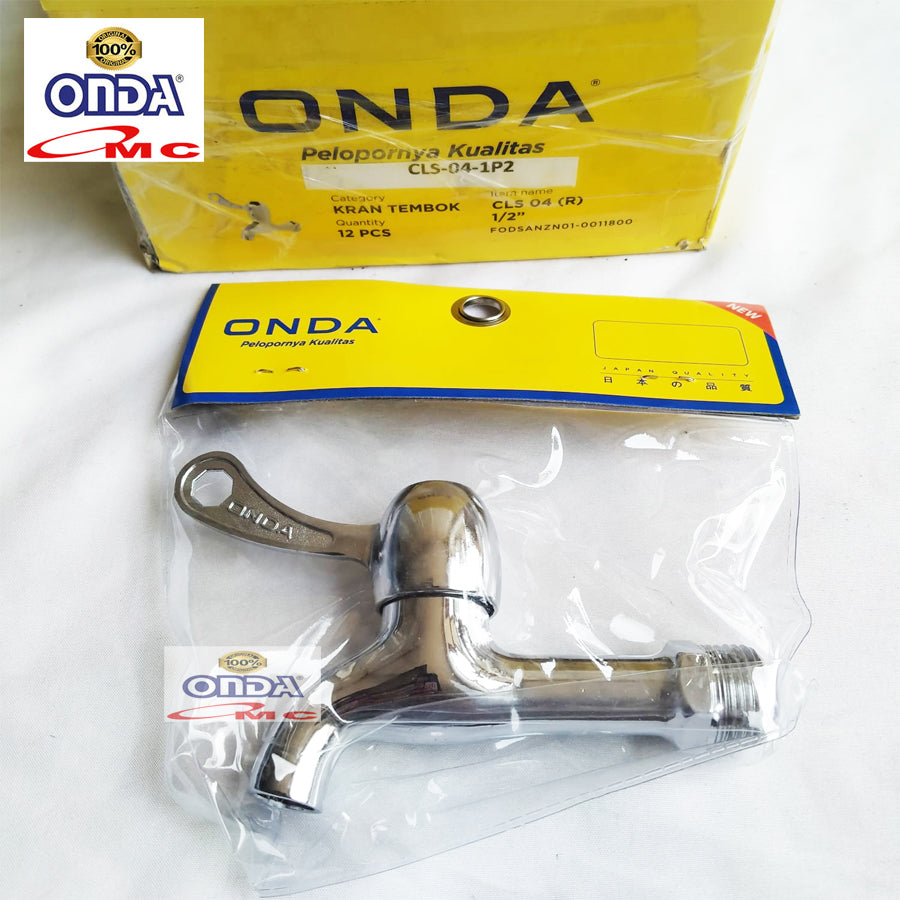 Kran Air Keran Tembok Kamar Mandi Dapur Wastafel 1/2 Inch ONDA CLS 04