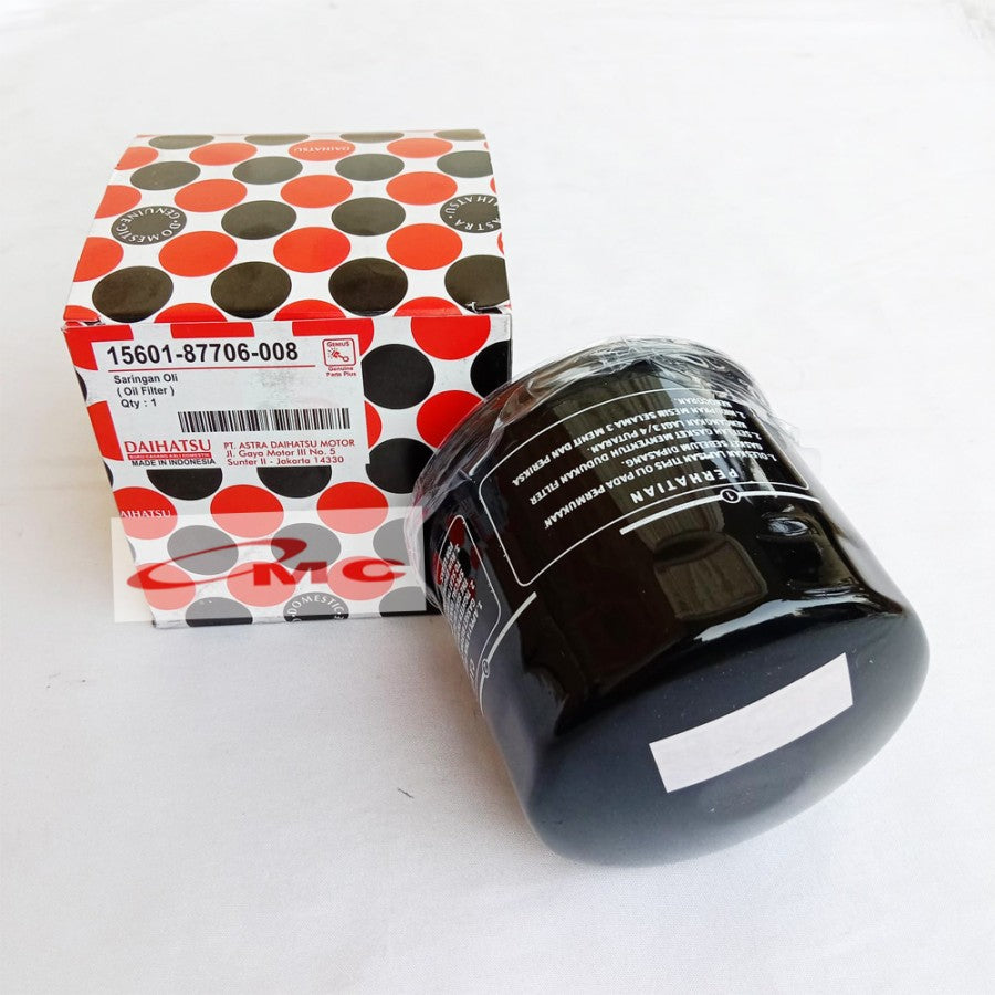 Filter Saringan Oli Hijet S75|Zebra S88/S89|Espass S91/S92|Feroza F62 Daihatsu Genuine Parts  15601-87706-008