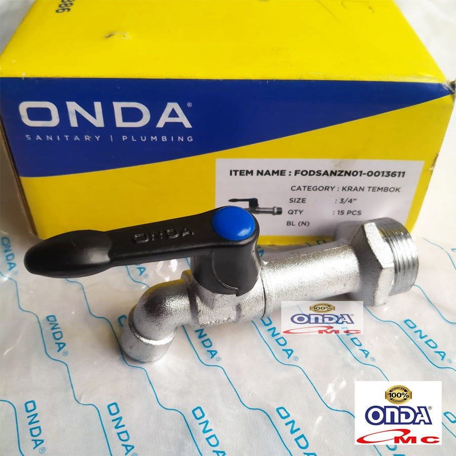 Kran Keran Air Tembok Taman Engkol Cuci Piring BL 3/4" Inch ONDA