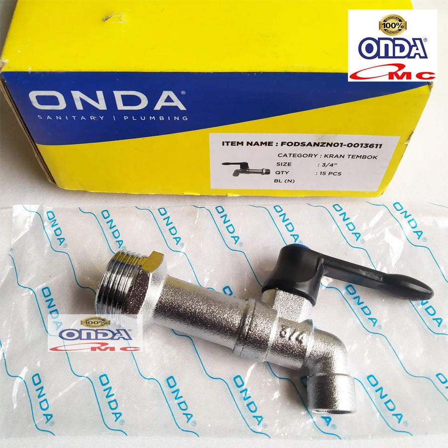 Kran Keran Air Tembok Taman Engkol Cuci Piring BL 3/4" Inch ONDA