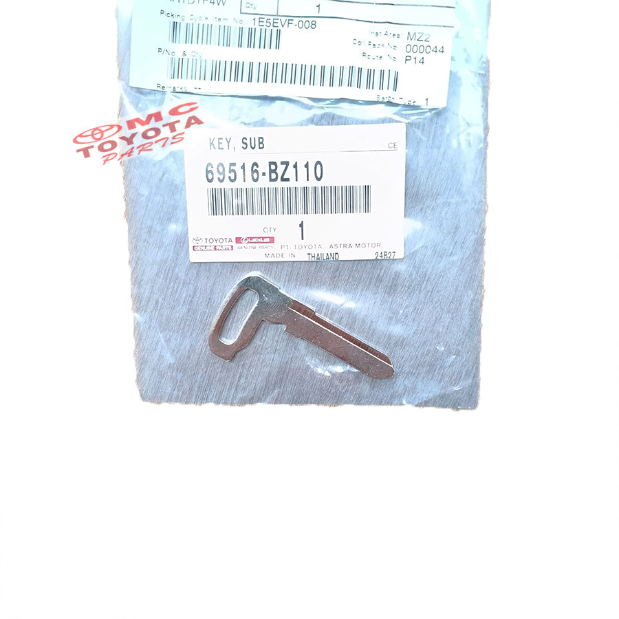 Batang Kunci Remote Remot Alarm Control Kontrol Kunci Emergency Manual Smartkey Toyota Raize Rocky Avanza Veloz Xenia Vios Yaris Agya Wigo Original 69516-BZ110