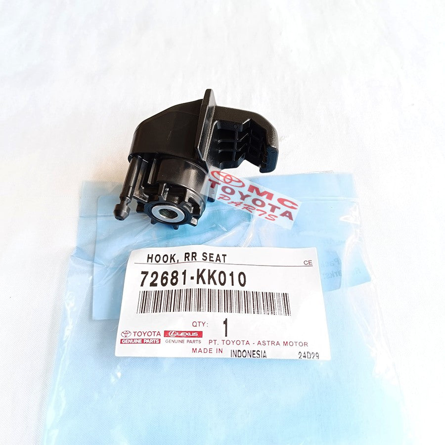 Hook Gantungan Pengunci Kaki Jok Seat Belakang Kanan Kiri Toyota Fortuner VRZ SRZ 72681-KK010 72681-KK020