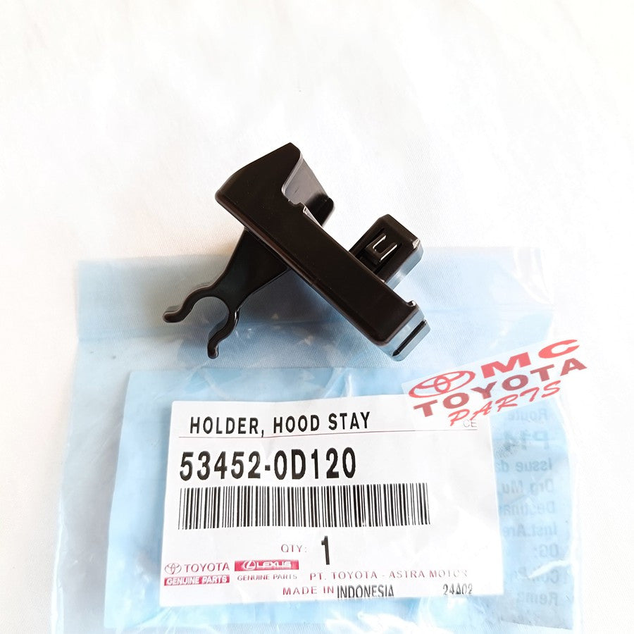 Kancing Klip Holder Tiang Kap Mesin Clip Hood Clamp Stang Kap Mesin Toyota Vios Yaris All New Gen 3 Original 53452-0D120
