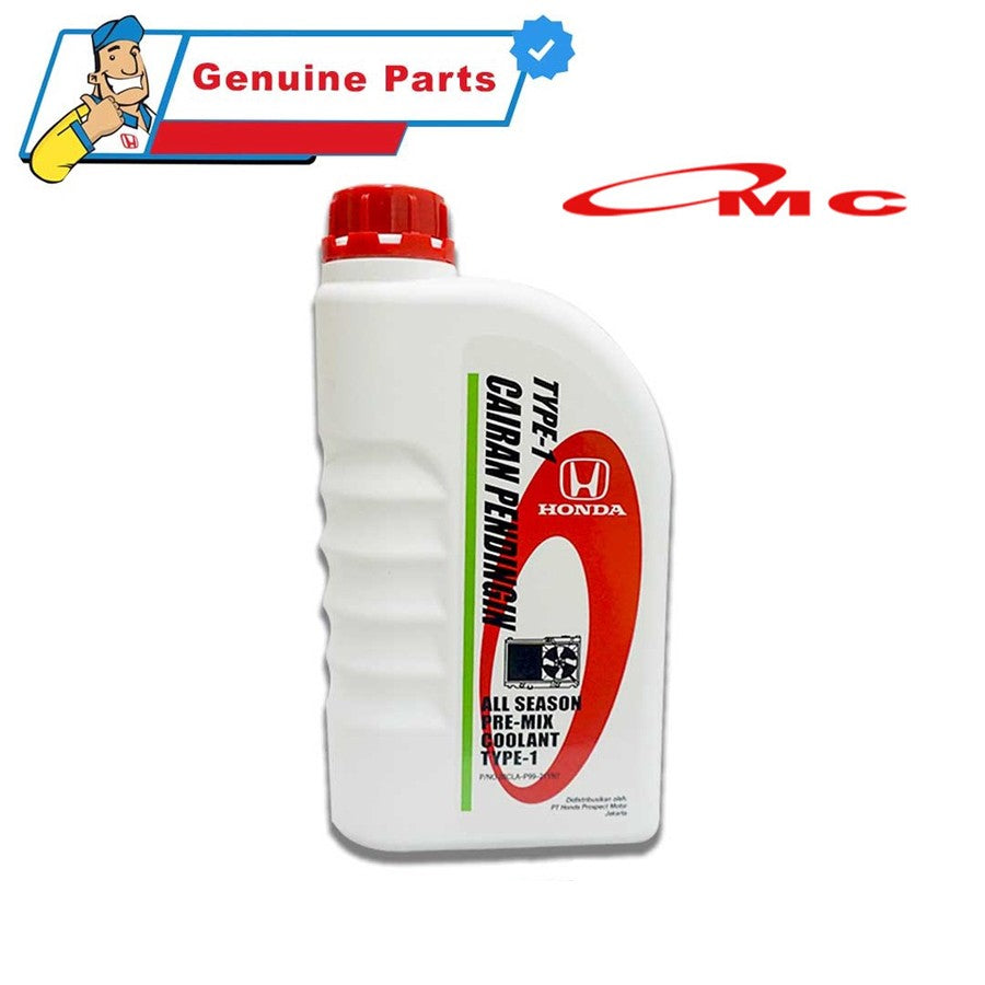 Air Radiator Coolant Honda Type-1 All Season PRE-MIX 08CLA-P99-21YN7