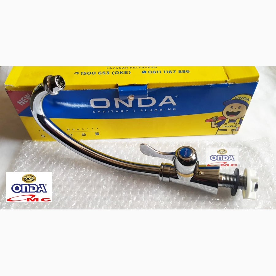 Kran Keran Dapur Angsa Kaku Cuci Piring Westafel ONDA 1/2" V 629 TLG