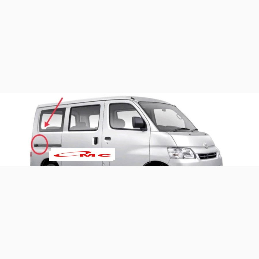 Tutup Cover Rel Sliding Door Kanan Daihatsu Luxio 68345-BZ030-001