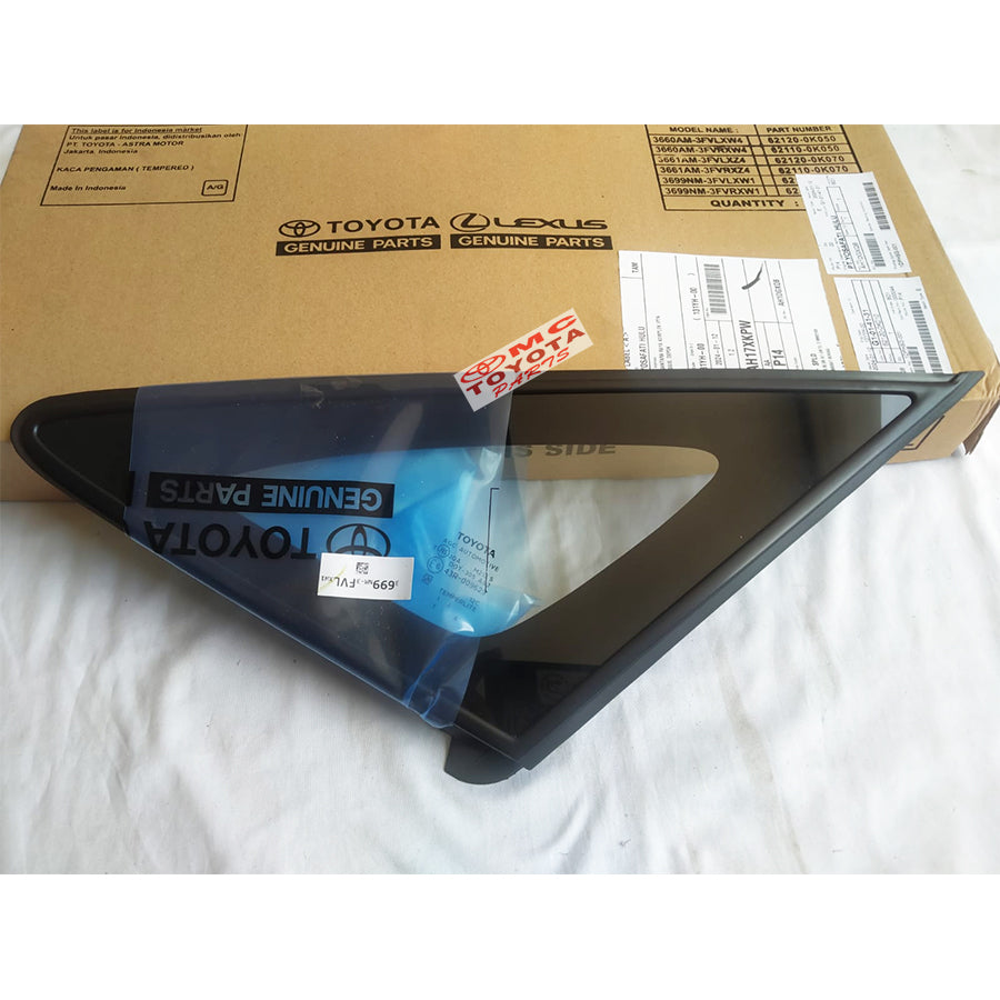 Kaca Segitiga Depan Kiri Original Toyota Kijang Innova 62120-0K010