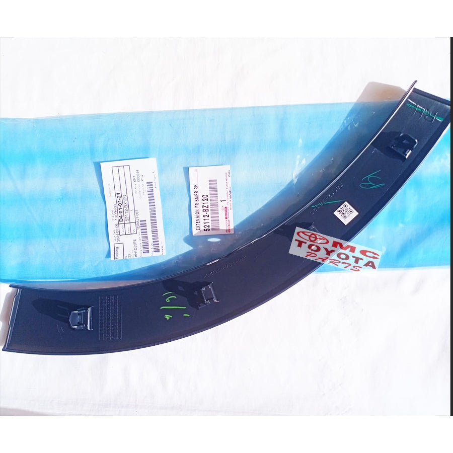 Moulding Extension Bumper Depan Kanan Rush Terios All New 52112-BZ120