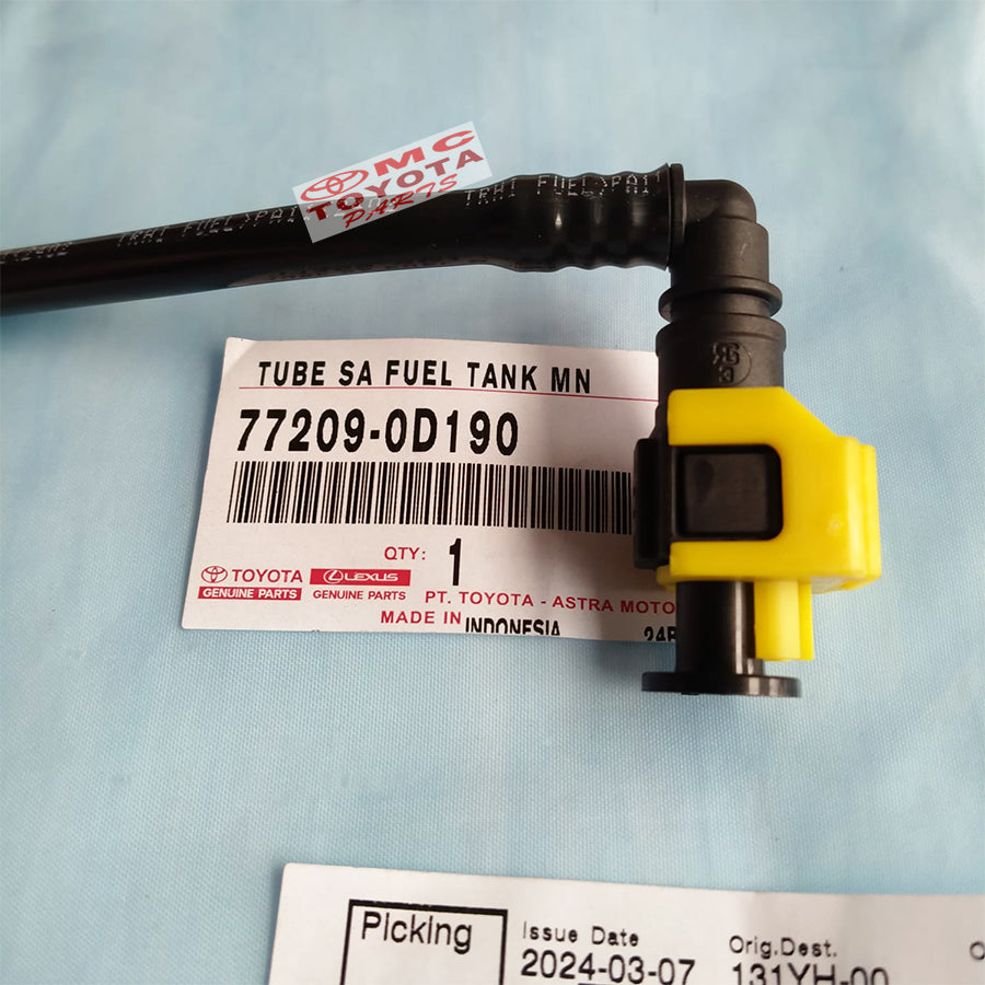 Selang Tanki Bensin Tekanan Fuel Pump All New Yaris Vios 77209-0D190