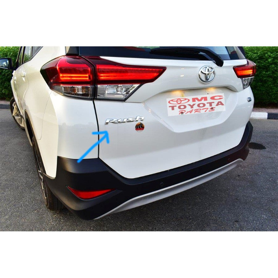 Emblem Logo Belakang RUSH Original Toyota All New Rush 75441-BZ450