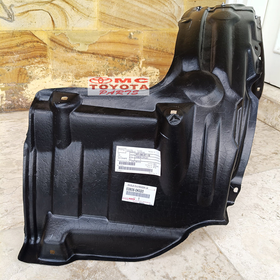 Liner Fender Spakbor Depan Kiri Toyota Kijang Innova 53806-0K020