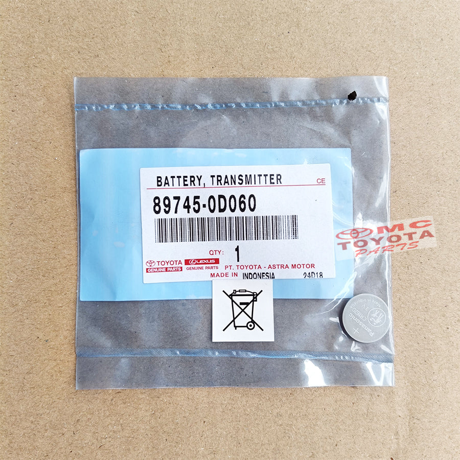 Baterai Batre Battery Remote Remot Kunci Mobil Panasonic CR1620 Innova Fortuner Avanza 89745-0D060