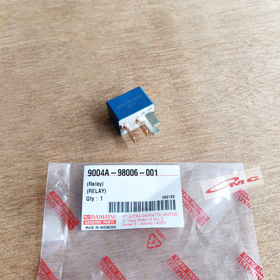 Relay 4 Kaki Relay Denso Biru 156700-3240 12V Xenia Avanza Ayla Agya Rush Grand Max Calya Raize Ori Daihatsu 9004A-98006-001