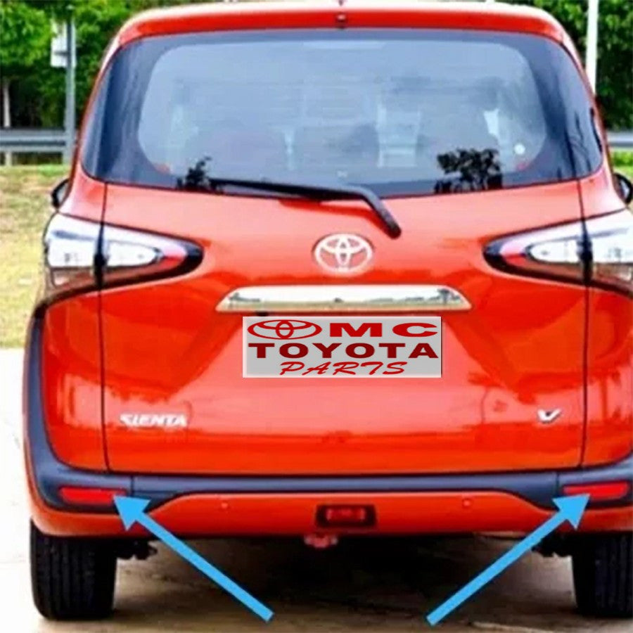 Lampu Reflektor Mata Kucing Tutup Cover Bumper Belakang Kanan Kiri Toyota Sienta 81910-0D020 81920-0D020