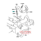 Valve Tutup Klep Valve PCV PVC Valve Angin Sensor Ventilation Ventilator Toyota Corolla Great Altis New Twincam Vios Yaris Rav4 Original 12204-22051