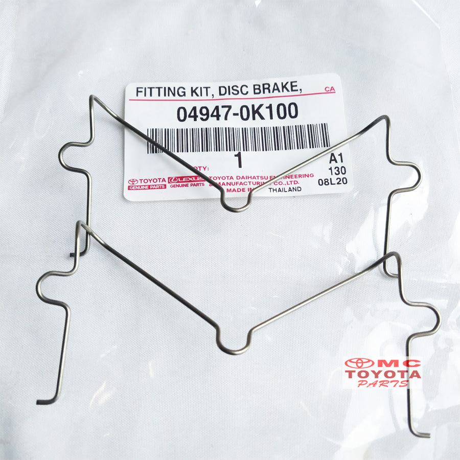 Fitting Disc Brake Kampas Rem Depan Fortuner Hilux New 04947-0K100