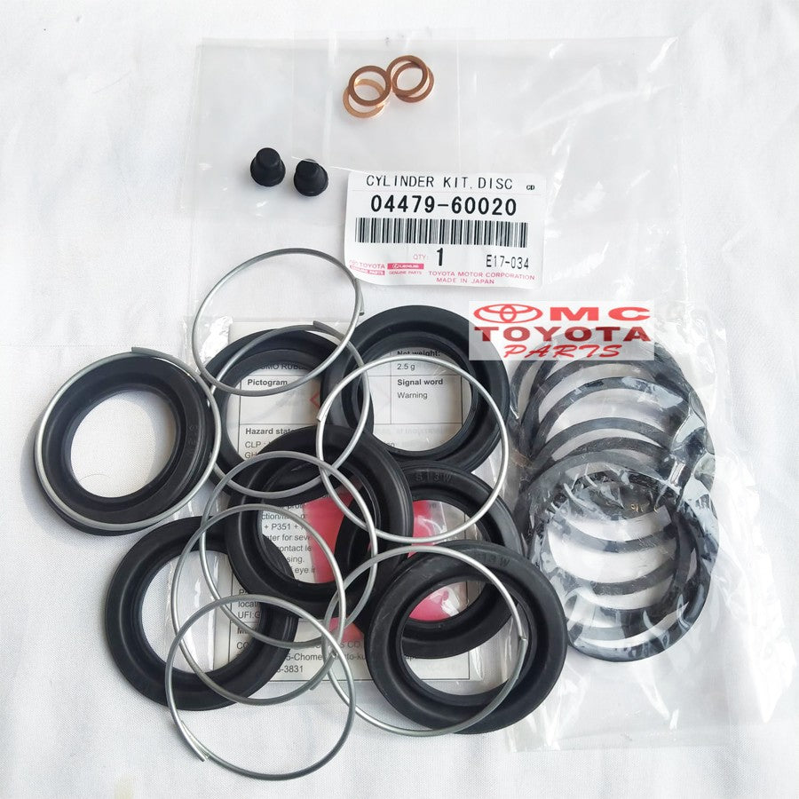 Kaliper Cylinder Kit Karet Rem Depan Land Cruiser VX80 04479-60020