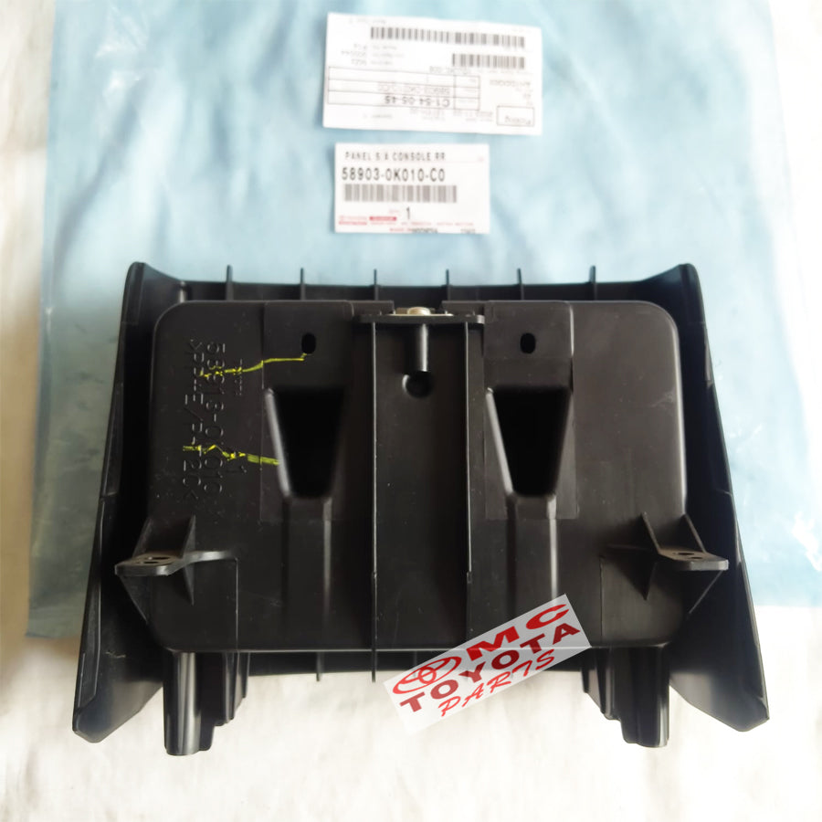 Panel Console Belakang Tempat Minuman Fortuner Hilux 58903-0K010-C0