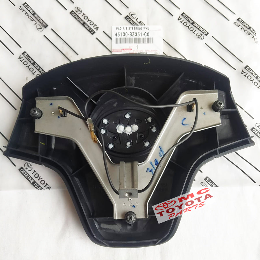 Cover Klakson Pad Tutup Stir Steer All New Avanza Non Airbag Original 45130-BZ351-C0