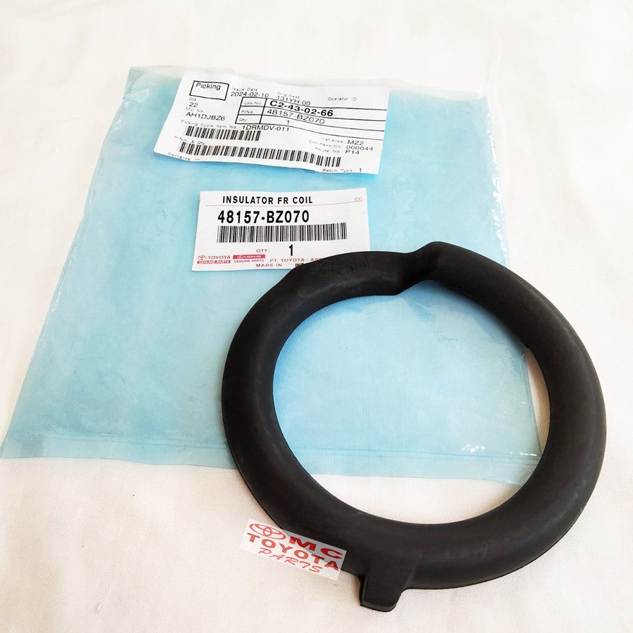 Karet Tatakan Per Keong Depan Bagian Atas Original Toyota Agya Ayla Calya Sigra 48157-BZ070