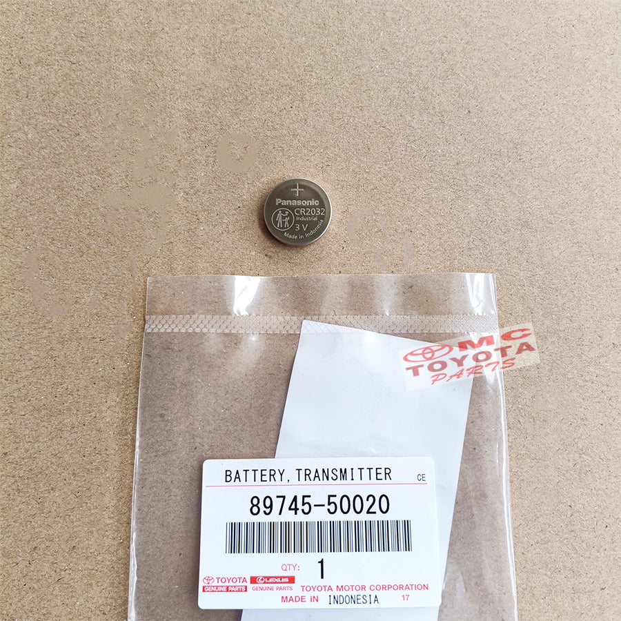 Baterai Batre Battery Remote Remot Kunci Mobil Rush Avanza Agya Calya Panasonic CR2032 89745-50020