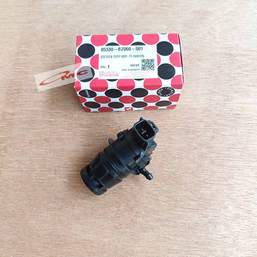 Motor Tabung Wiper Dinamo Washer Depan Avanza Xenia Rush Terios Innova Grand Max Luxio Original Daihatsu 85330-BZ060-001