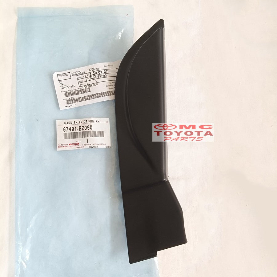 Garnish Cover Segitiga Dalam Spion Depan Kanan kiri Agya Ayla 67491-BZ090 67492-BZ090