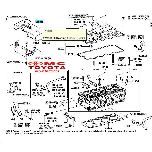 Cover Tutup Mesin Atas Engine Innova Diesel Fortuner Diesel Hilux Diesel 12601-0L030