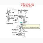 Engine Mounting Control Depan Tengah Vios Yaris Matic 12363-0M020