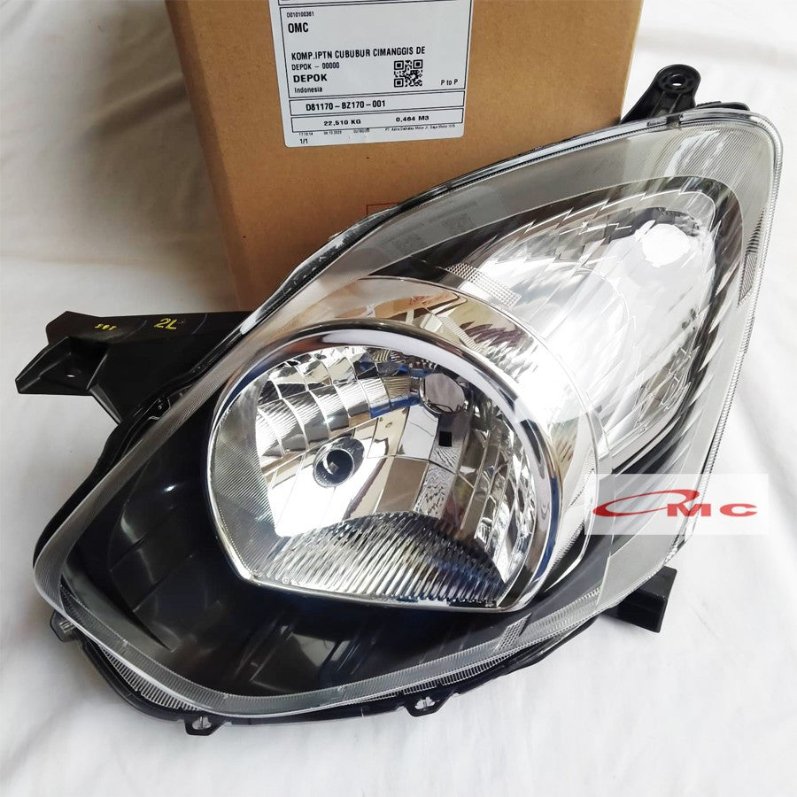 Lampu Depan Head Lamp Kiri Original Daihatsu Ayla Agya 81170-BZ170-001