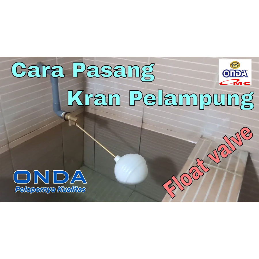 Pelampung Otomatis Floater Bola Stop Kran Keran Air Tangki Toren 1/2 inch ONDA