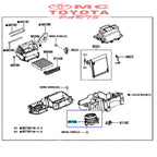 Blower AC Motor Assy Depan Avanza Agya 88550-BZ070