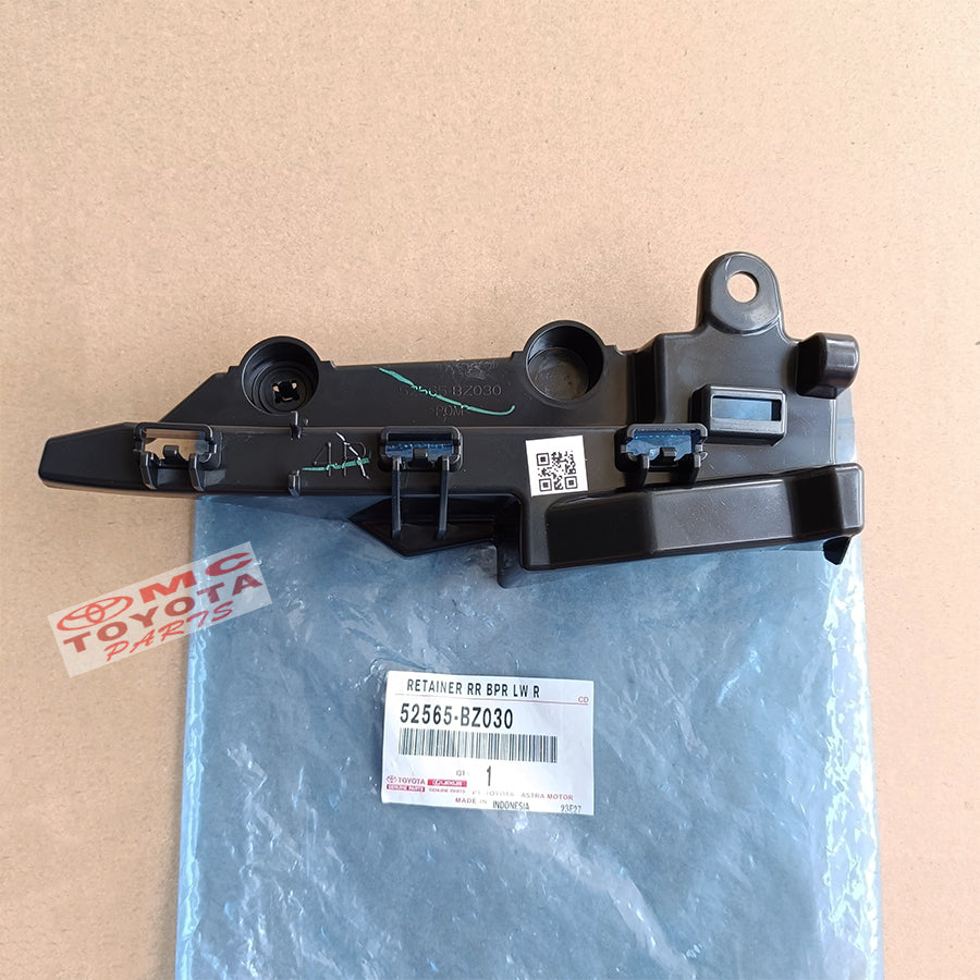Support Bracket Breket Bemper Belakang Bawah Kanan Kiri All New Rush Terios 2018 Up Original 52565-BZ030 / 52566-BZ030 Retainer Suport Braket Bumper