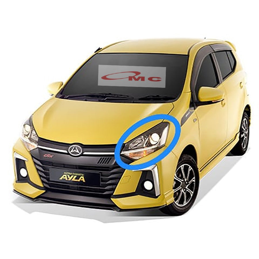 Lampu Depan Head Lamp Lampu Kiri Original Daihatsu Ayla Agya Facelift 81170-BZ330-001