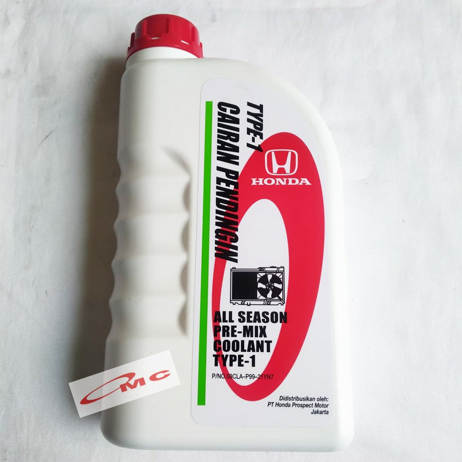Air Radiator Coolant Honda Type-1 All Season PRE-MIX 08CLA-P99-21YN7