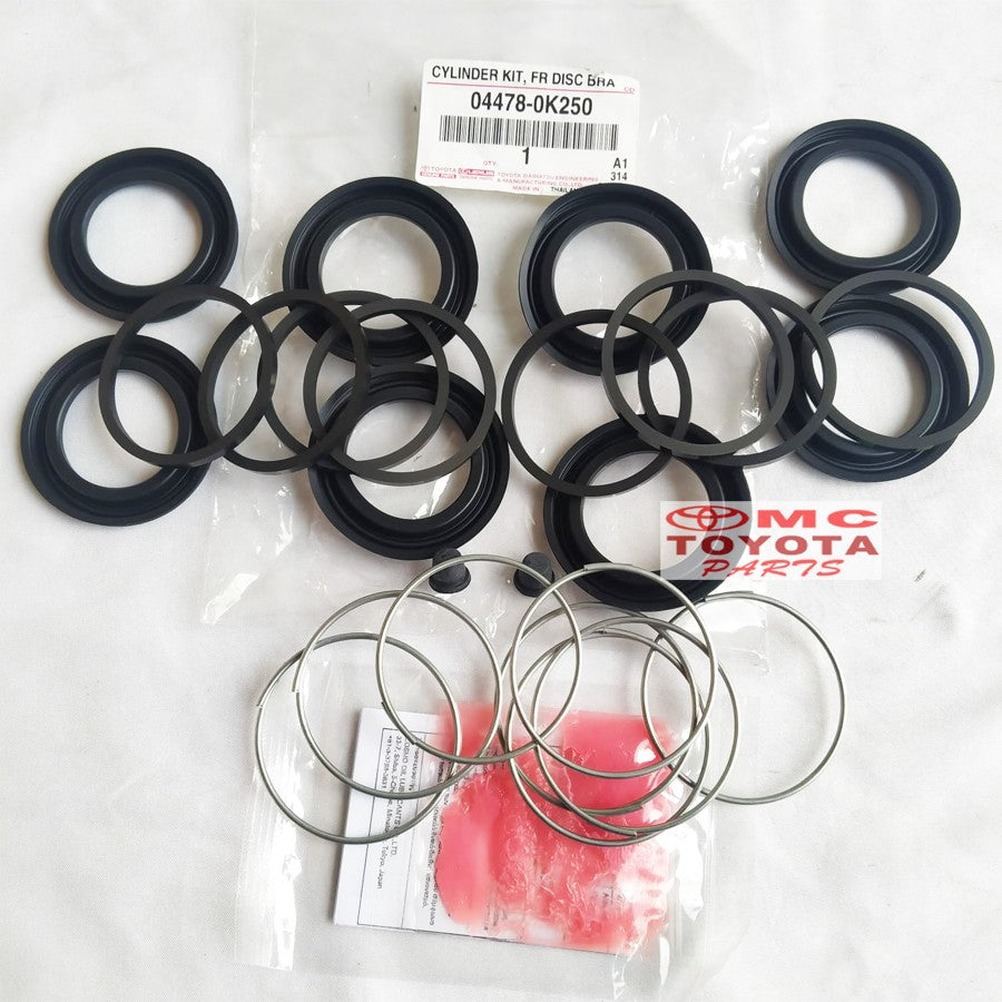 Kaliper Cylinder Kit Karet Rem Depan Fortuner VRZ Hilux 04478-0K250