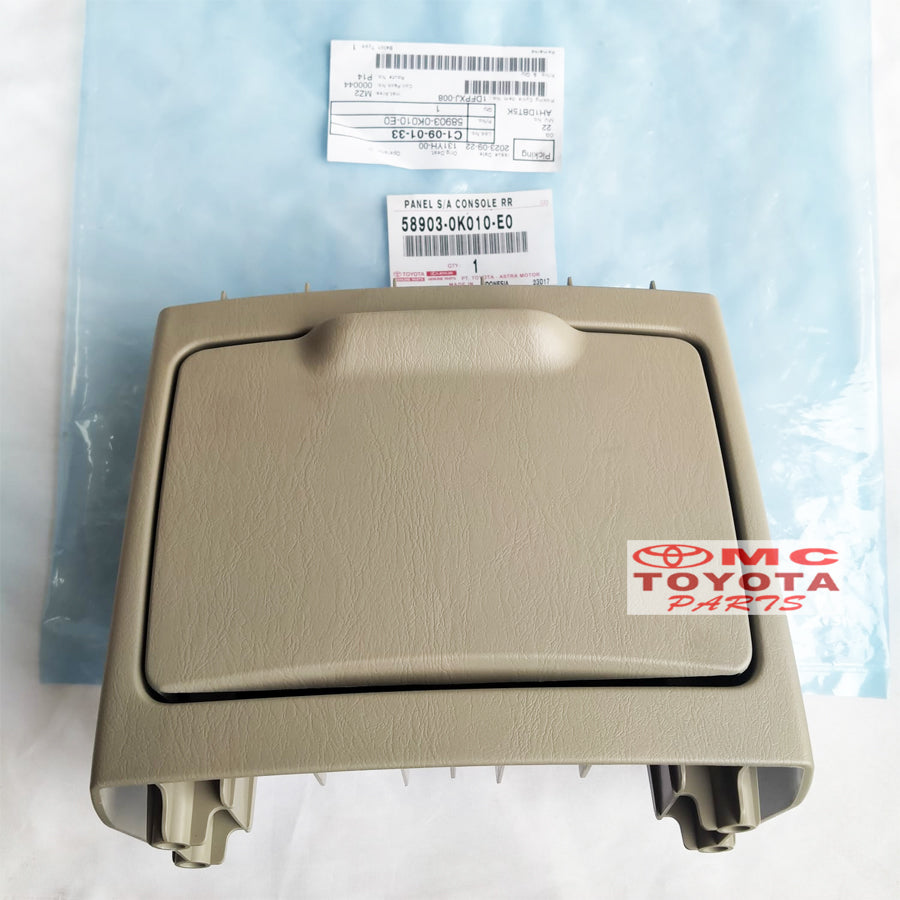 Panel Console Belakang Tempat Minuman Innova Fortuner 58903-0K010-E0