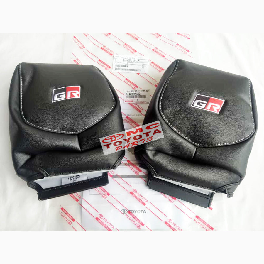 Cover Sarung Headrest Depan Original Fortuner GR Sport P5220-0KA02