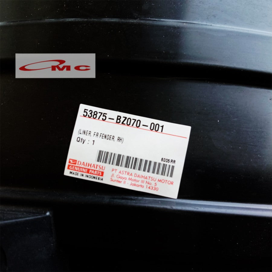 Liner Fender Depan Kanan Rush Terios 53875-BZ070-001