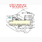 Tutup Cover Kabel Busi Corolla Great Allnew 1.6CC 1.8CC 82817-1A070