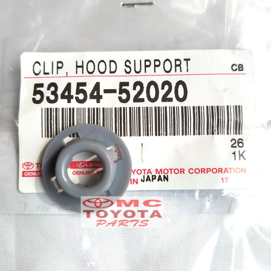 Grommet Kancing Dudukan Tiang kap Mesin Yaris Fortuner New 53454-52020