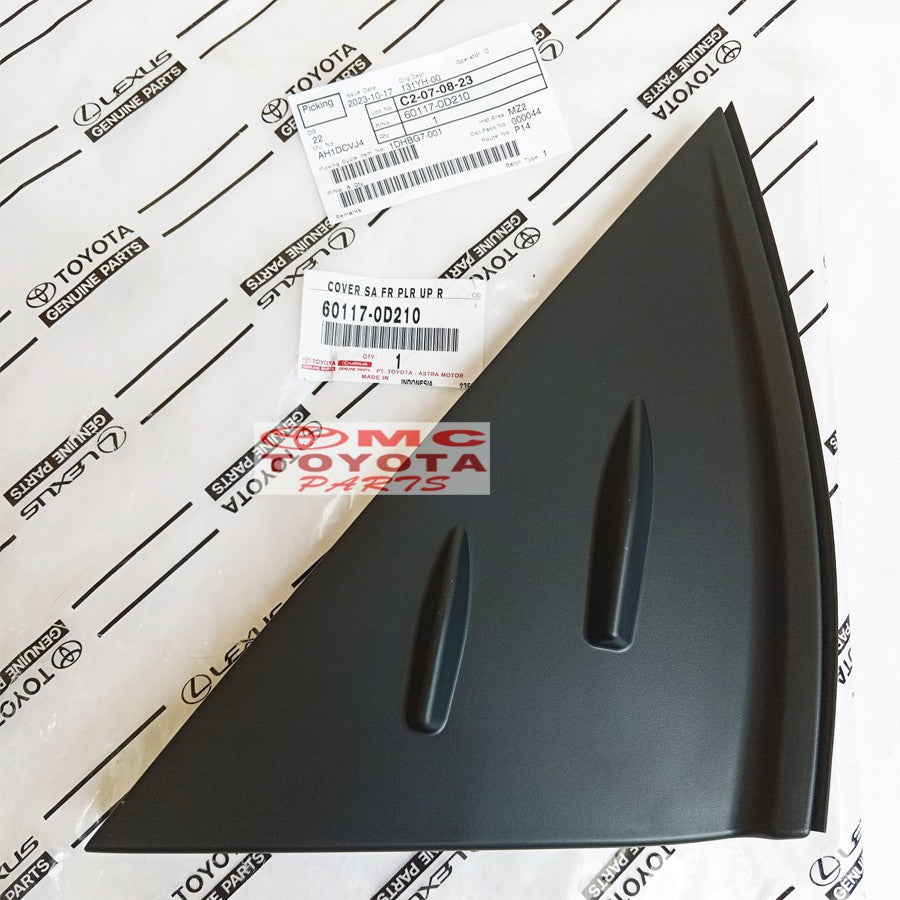 Garnish Pilar Segitiga Spion Depan Luar Kanan Sienta 60117-0D210