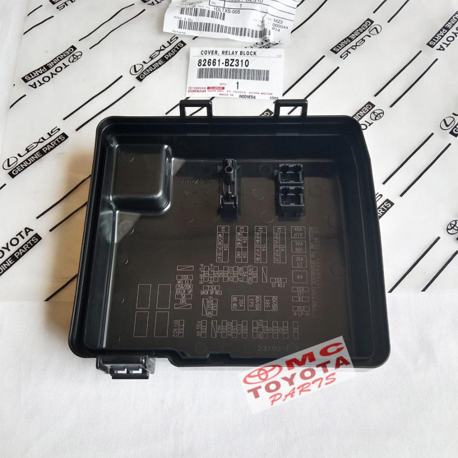 Cover Tutup Atas Rumah Box Relay / Sekring Toyota Avanza 82661-BZ310