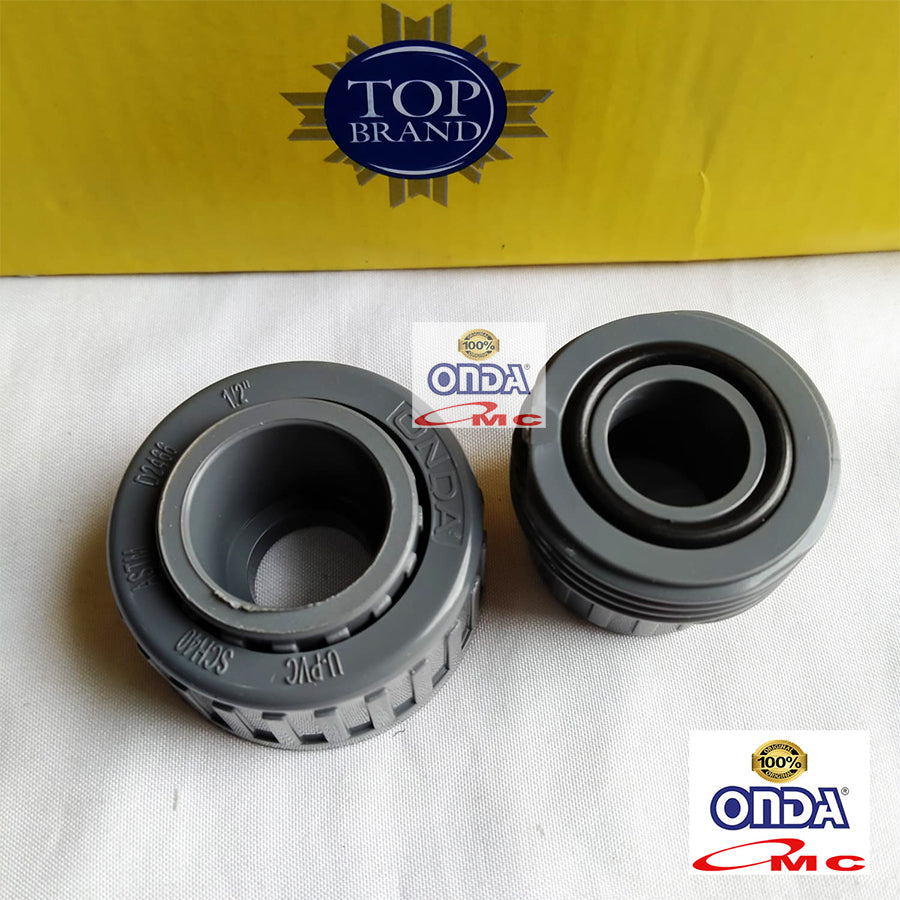 Water Mur Moor Polos Union Socket AW 1/2 inch PVC Paralon ONDA
